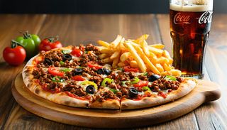 Menu Pizza Viande Hachée