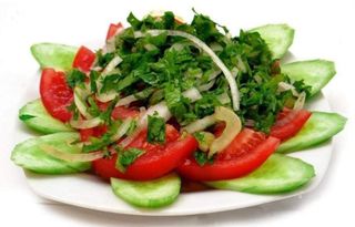 კიტრი-პომიდვრის სალათი