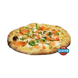PIZZA SALMONE SIN GLUTEN