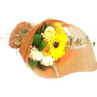 Bouquet de flores de sabão Laranja