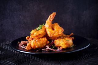 Jhinga pakora  - senza glutine