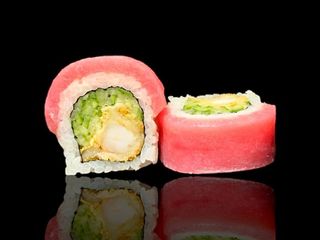CALIFORNIA MAGURO z KREWETKĄ w panko 8 szt.