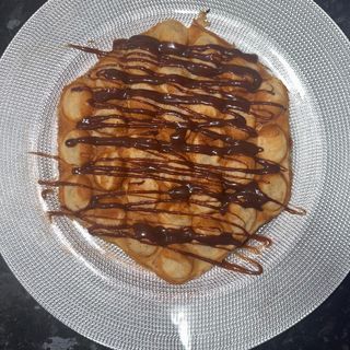 Bubble Waffle De Chocolate Negro