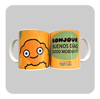 Taza "Bonjour..." 1Ud.
