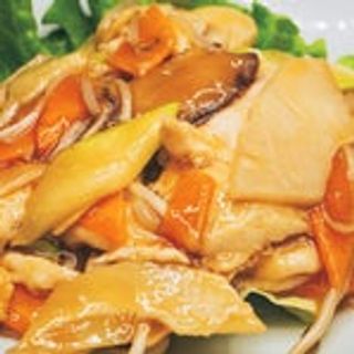 180. Pollo con verdure miste