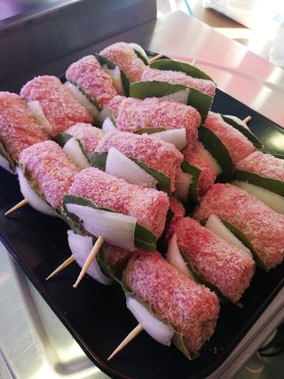 Spiedino siciliano di suino panato