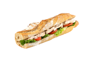 Bocadillo de pollo mayonesa