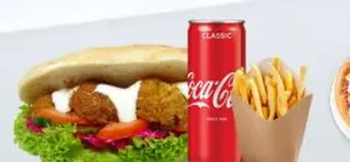 Menù panino falafel