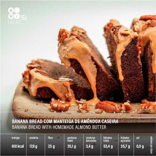 Banana Bread C/ Manteiga Amêndoa