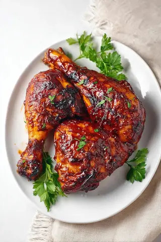 GRILLED HALF CAPON CHICKEN