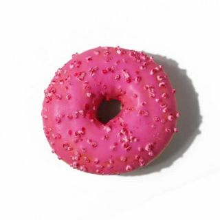 Donut de vis cu zmeură