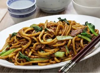 Fideos Con Ternera