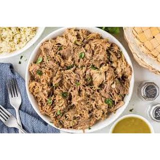 Shredded Pork Served With Rice
