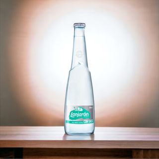 Agua con gas lanjaron 33cl