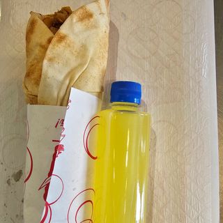 Shaorma Crispy la Lipie cu Limonada 250 ml