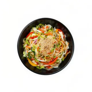 Tallarines Con Verduras Variadas