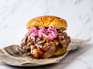 Hamburguesa La Porkis