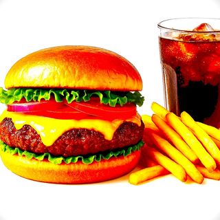 Menú Hamburguesa Super Gigante de Angus