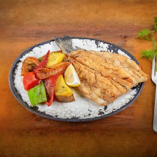 Пъстърва на тиган или плоча 350гр.