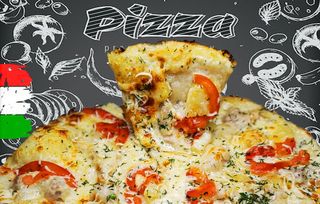 Піца З ананасами та куркою 30см