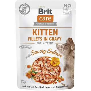 Brit Care для кошенят з лососем 85г