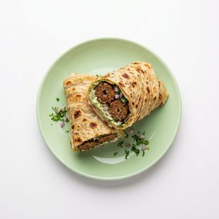 Mutton Seekh Kebab Roll