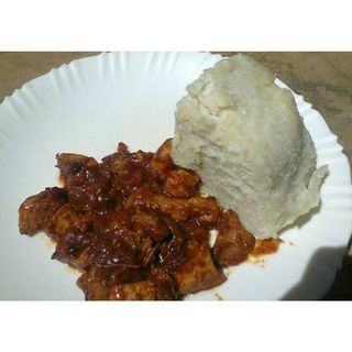 Ugali Pork