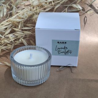 Vela artesanal Eucalipto e lavanda