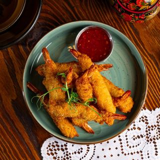 Тигровые креветки темпура 