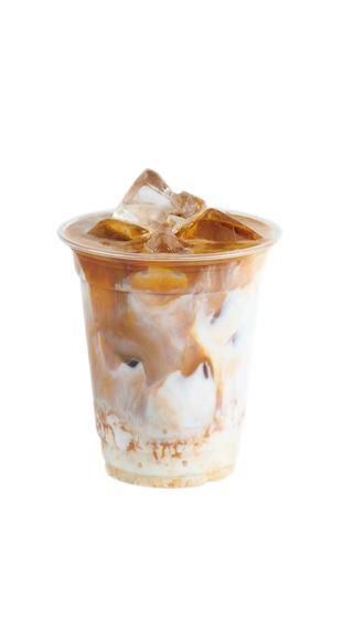 Caffè latte al cocco