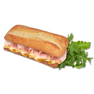 Panino al prosciutto cotto e formaggio