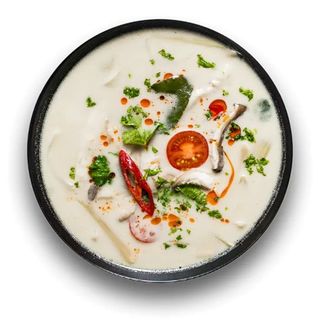 Том Кха Гай з паровим рисом Басматі (гостре )