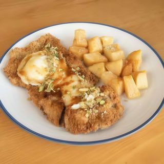 Escalope con queso de cabra