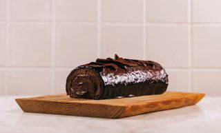 Torta de chocolate e avelã