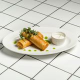 Блины с ветчиной и сыром