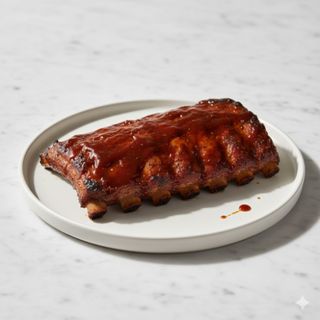 Costillar de cerdo a la bbq