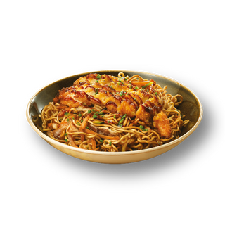 Yakisoba con pollo