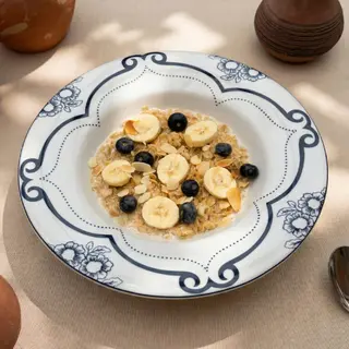 Terci de ovăz cu fructe de sezon