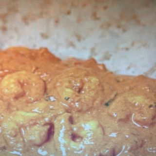 King Prawn masala oppure jalfrezi, riso oppure nan e acqua