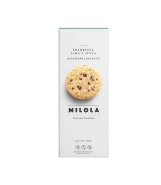 Galletas artesanas de frambuesa, lima y avena 140gr