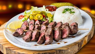 Shaorma de berbecut la platou