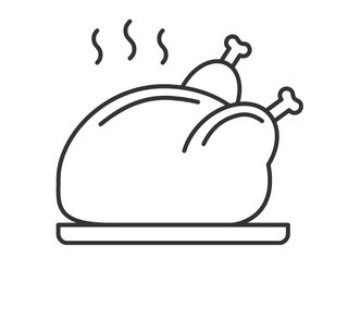 Kurczak z rożna/trzy ćwiartki