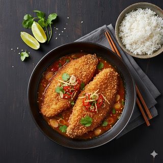 Filet z pangi chrupiący po tajlandzku 500g