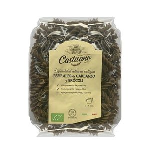 Pasta Vegana Espiral Garbanzo Y Brocoli...