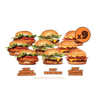 Baby Burger x9