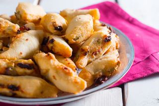 Straccetti di pasta di pizza a porzione