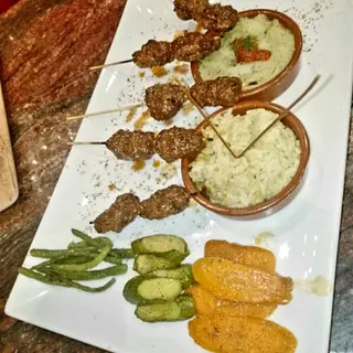 Brochettes Viande Hachée