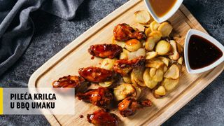 Pileća krilca marinirana u pivu i BBQ umak