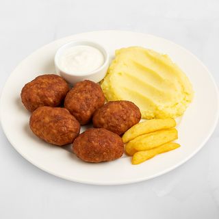 Mesni uštipci u bijelom umaku