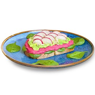 Hummus avocado toast (Sin gluten*)